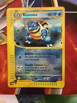 Vintage Pokemon Card Lot Fire E Series Blastoise Pikachu Eevee 44 Cards - Image 4