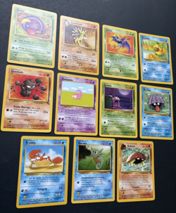 Pokemon TCG - Fossil - 11-card Lot #13 - Common / Uncommon - WOTC Vintage LP+ - Image 2