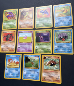Pokemon TCG - Fossil - 11-card Lot #13 - Common / Uncommon - WOTC Vintage LP+ - Image 3