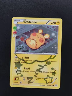 Dedenne RC10/RC32 XY Generations Radiant Collection Holo Pokemon TCG Card NM - Image 1