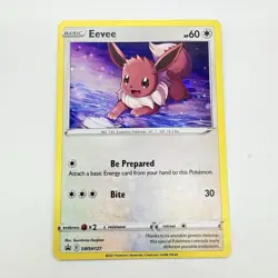 Pokemon Eevee SWSH127 SWSH: Sword & Shield Black Star Promo Holo Card 2021 (2) - Image 1