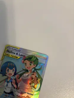 Pokemon TCG Mallow & Lana Full Art Holo Card 231/236 Sm-Cosmic Eclipse - Image 3
