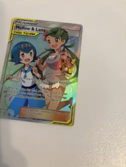 Pokemon TCG Mallow & Lana Full Art Holo Card 231/236 Sm-Cosmic Eclipse - Image 4