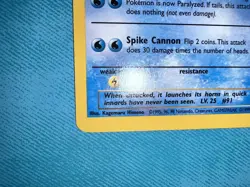 1st Edition - Cloyster - 32/62 - 1999 Pokemon Fossil WOTC Vintage Card - NM - Image 5