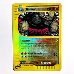2002 Pokemon e-Card Series - Expedition Reverse Foil Golem #49 0n5m - Image 1