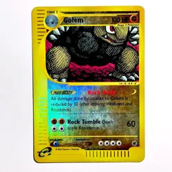 2002 Pokemon e-Card Series - Expedition Reverse Foil Golem #49 0n5m - Image 3