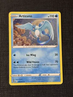 Articuno 036/195 Cosmos Holo Rare Promo Silver Tempest Pokemon TCG Card Mint - Image 1