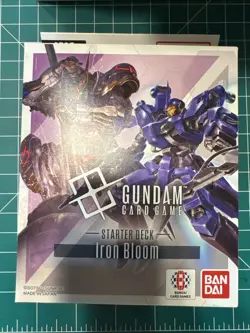 (Sealed) Brand new English Gundam Card Game TCG Starter Deck ST05 Iron Bloom - Image 1