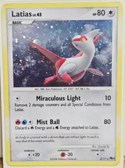 Latias 3/17 POP Series 7 Promo Holo Rare Pokemon Card MP - Image 1