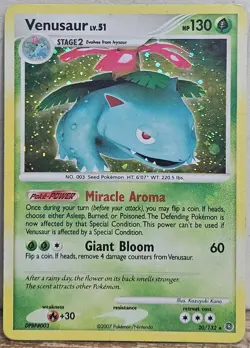 Venusaur - 20/132 - Secret Wonders - Holo - Pokemon TCG 2007 Vintage LP Card - Image 1