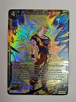 Dragon Ball Super Card Game SS3 Son Goku Even Further Beyond Super Rare - Image 1