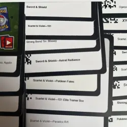 Vintage Pokemon Cards TCG ONLINE UNUSED Codes 47 Different Sets - Image 5