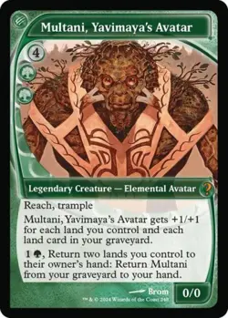 MTG English Multani, Yavimaya's Avatar (Future Sight) NM Foil Mystery Booster 2 - Image 1