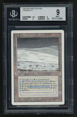 ***BGS 9 Quad++ Tundra*** MTG Revised Kid Icarus - Image 1