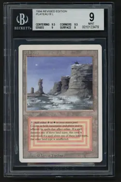 ***BGS 9 Quad++ Plateau*** MTG Revised Kid Icarus - Image 1