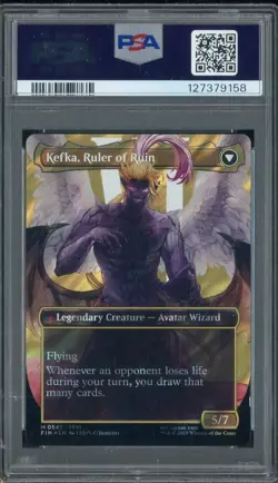 2025 MTG Final Fantasy Borderless Surge Foil #0543 Kefka Surge Foil PSA 10 - Image 2