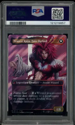 2025 MTG Final Fantasy Borderless Surge Foil #0544 Kuja Trance Kuja PSA 10 - Image 2