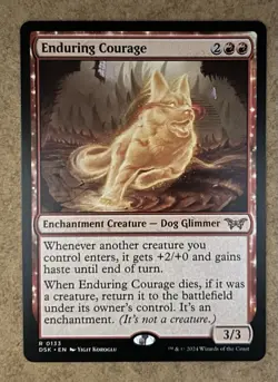 Enduring Courage - Duskmourn - NM MTG - Image 1