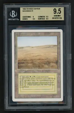***BGS 9.5 Savannah*** MTG Revised Kid Icarus - Image 1