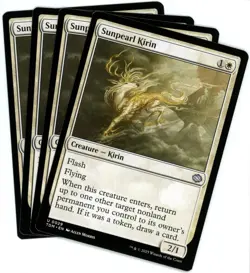x4 Sunpearl Kirin - 0029 - Tarkir Dragonstorm - MTG - NM/M - Image 1