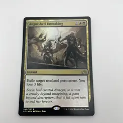 1xMTG Anguished Unmaking-Shadows over Innistrad-LP Foil - Image 1