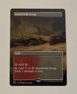 MTG Battlefield Forge (Borderless) - The Brothers' War LP - Image 1
