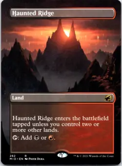 Haunted Ridge (Borderless) - Innistrad: Midnight Hunt - 282 NM - Image 1