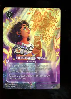 2025 Disney Lorcana EN 8 Enchanted #212 Fantastical and Magical - Image 1