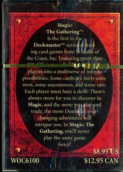MTG Magic The Gathering 4th Edition Starter Deck 1995 Factory Sealed - Image 2