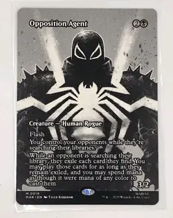 Opposition Agent MINT Borderless 19 Marvel Eternal-Legal MAR MTG Mythic Unplayed - Image 1
