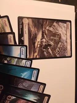 MTG Final Fantasy Full Art Basic Lands NM Complete Set of 16 - Image 3