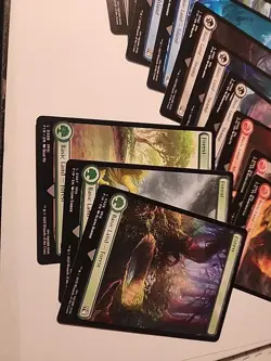 MTG Final Fantasy Full Art Basic Lands NM Complete Set of 16 - Image 5