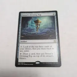 Sensei’s Divining Top MTG Eternal Masters LP Artifact Rare - Image 1