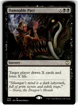 Damnable Pact Commander: Streets of New Capenna Regular MTG - Image 1