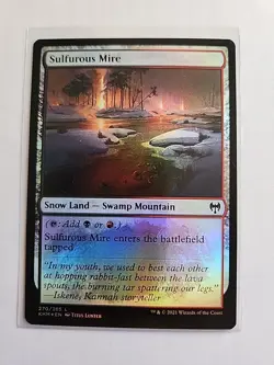 Sulfurous Mire (Foil) - Kaldheim - LP - MTG Magic - Common - Land - Image 1