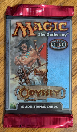 MTG - Odyssey Booster Pack - Magic the Gathering Factory Sealed 2001 - Image 1