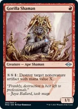 Magic The Gathering MTG GORILLA SHAMAN Modern horizons 2 NM Near Mint - Image 1