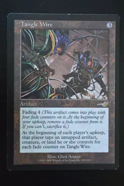 Magic The Gathering MTG TANGLE WIRE Nemesis LP Lightly Played - Image 1