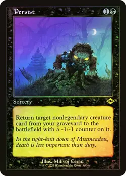 Magic The Gathering MTG PERSIST RETRO FRAME FOIL Modern Horizons 2 NM Near Mint - Image 1
