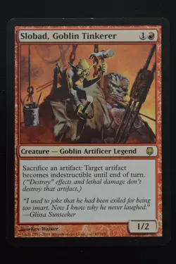 Magic The Gathering MTG SLOBAD, GOBLIN TINKERER Darksteel LP Lightly Played - Image 1