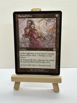 Barbed Wire Mercadian Masques MTG -NM- Magic: The Gathering Uncommon - Image 1