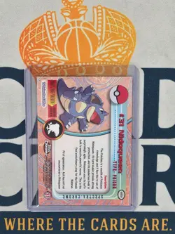 2000 Pokemon Topps Chrome TV NIDOQUEEN #31 Spectra BC - Image 2