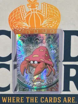 2000 Pokemon Topps Chrome TV PARASECT #47 Spectra BC - Image 1