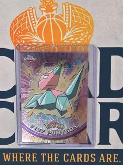 2000 Pokemon Topps Chrome TV PORYGON #137 Base BC - Image 1