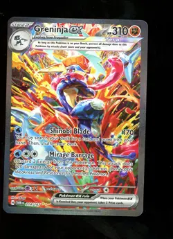2024 Pokemon SV Twilight Masquerade TWM EN Greninja ex #214/167 - Image 1