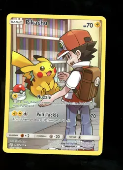Pokemon Pikachu Cosmic Eclipse 241/236 Secret Rare SM Sun & Moon Full Art #1 - Image 1