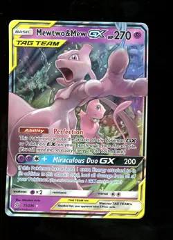 Mewtwo & Mew GX Tag Team 71/236 Pokemon Unified Minds TCG #4 - Image 1