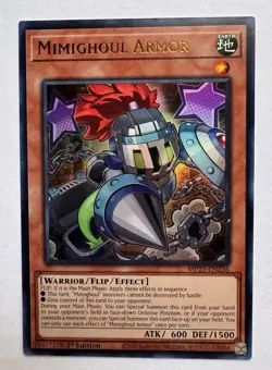 x1 Mimighoul Armor - MP25-EN256 - Ultra Rare - 1st Edition Yu-Gi-Oh! - Image 1