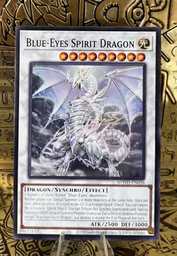 Yugioh! Blue-Eyes Spirit Dragon SDWD-EN038 Commons NM - Image 1