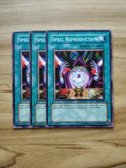 Yu-Gi-Oh! - Spell Reproduction 3X - Full Playset - Image 1